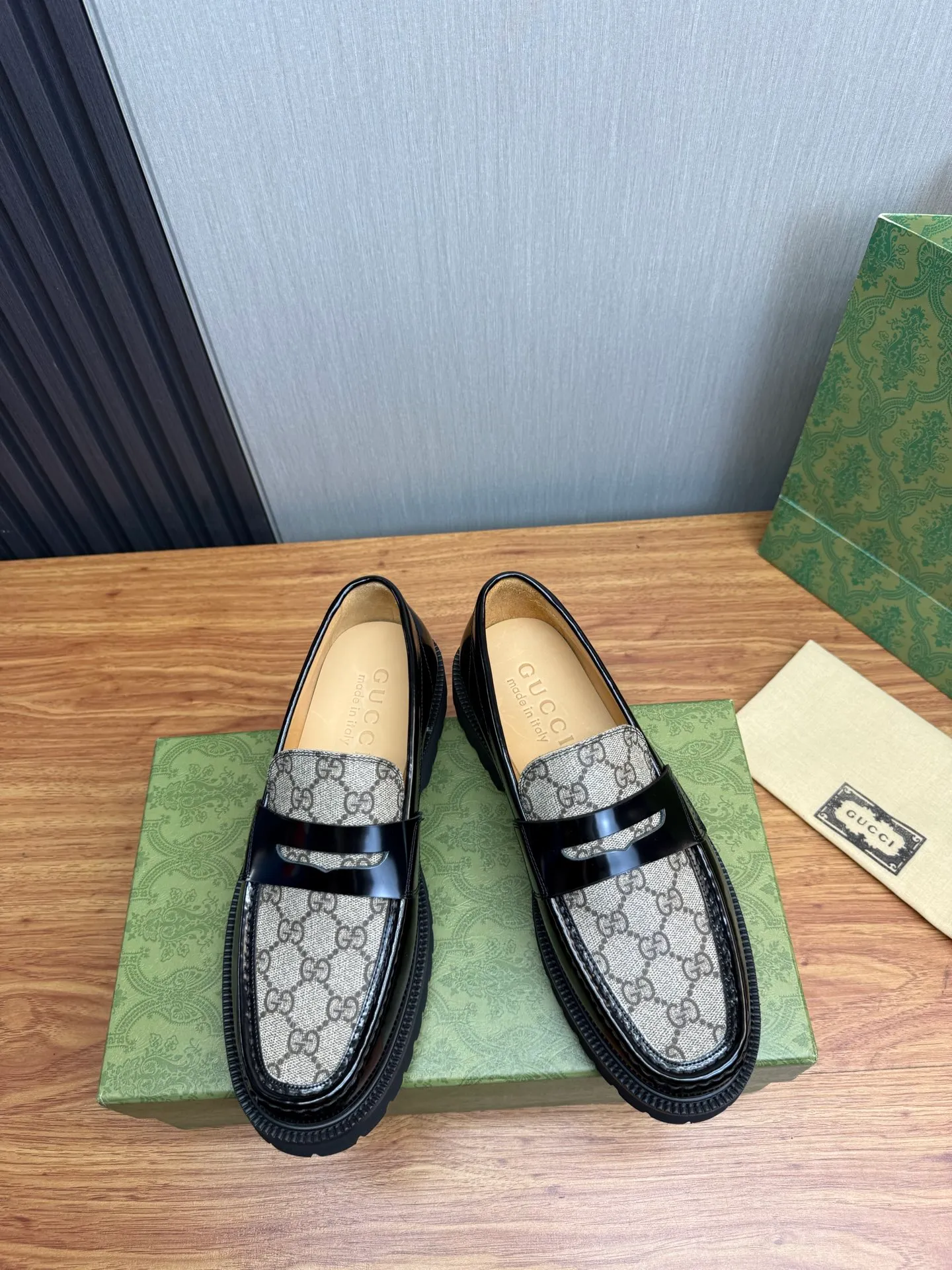 Factory price 580💰 GUCCI. Gucci men's business casual leather shoes, luxurious and noble👞All imported original brand leather materials, just to create a more comfortable wearing experience, upper: original cowhide. Frosted cowhide➕Imported full cowhide, original outsole✔️16-45 (45 non-refundable)